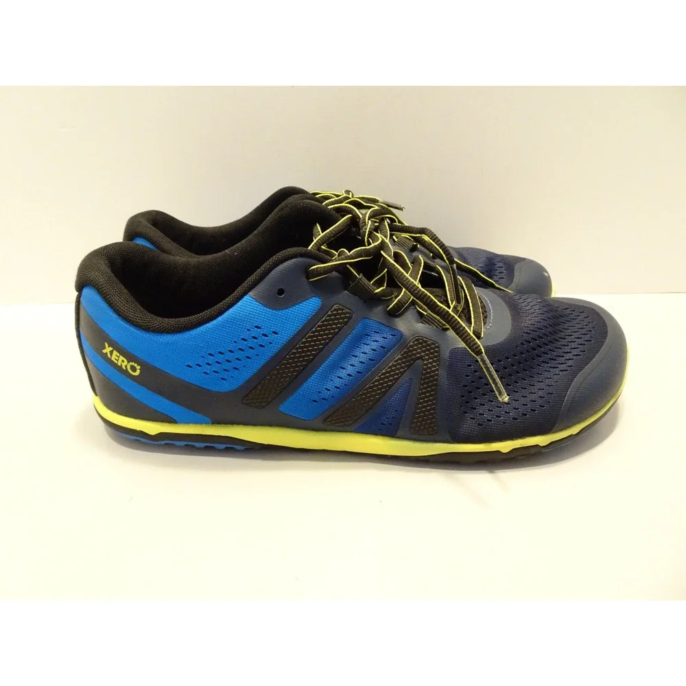 Xero Shoes HFS II Mens Barefoot Running Shoes Blue Yellow XY02-06/FW23 Size 9.5